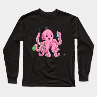 Octopus Teacher Pointer Long Sleeve T-Shirt